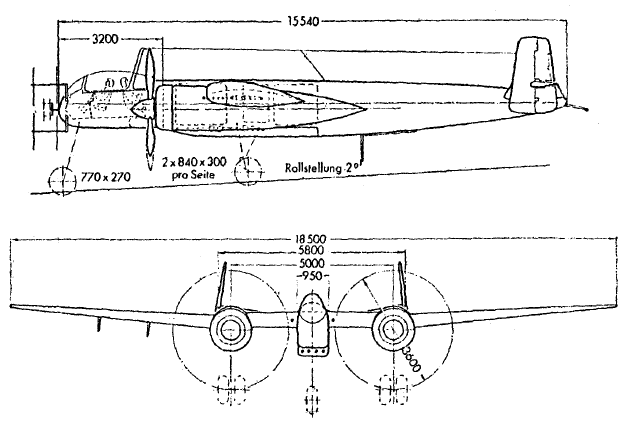 He 219 factory drawing from handbook